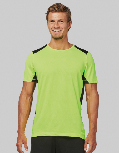 T-shirt sport bicolore Unisexe