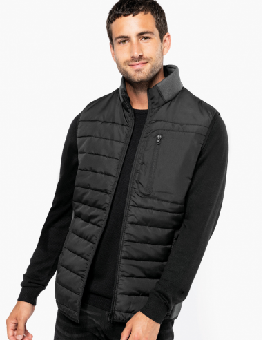 Bodywarmer bi-matière Homme