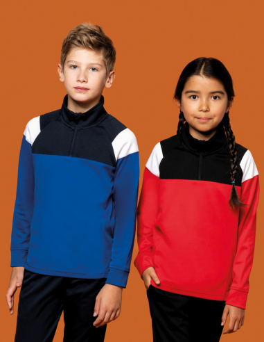 Sweat d'entrainement 1/4 zip Enfant