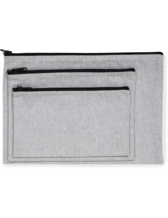 Pochette zippée recyclée 2