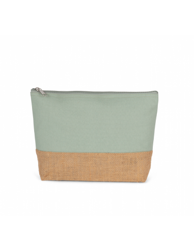 Pochette toiles de coton et jute