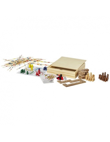 Coffret de jeux en bois