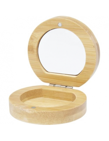 Miroir de poche bambou