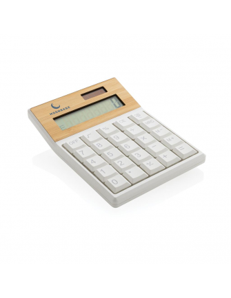 Calculatrice bambou et...