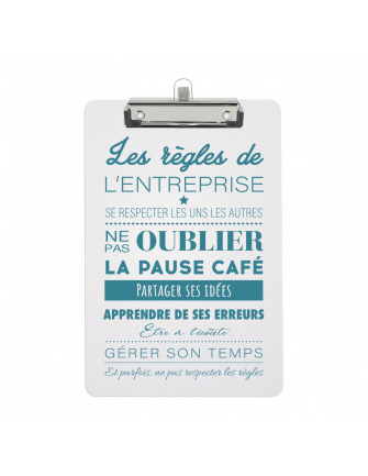 Clip board made in France