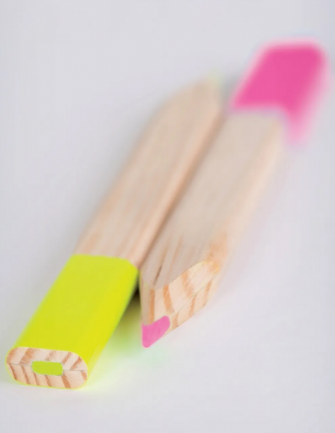 Crayon surligneur fluo 2