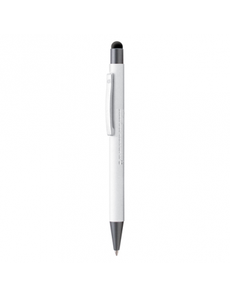 Stylo bille stylet chromé mat 2