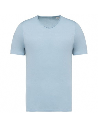 T-shirt slub bords francs... 2
