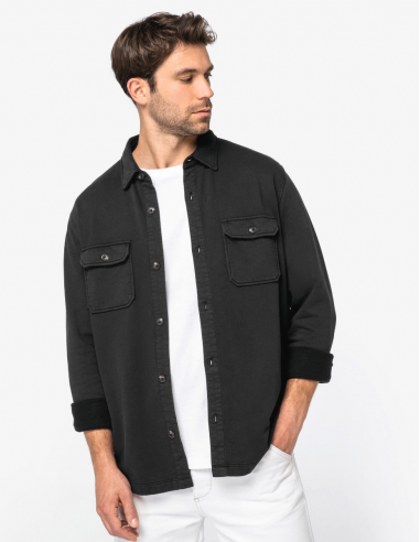 Surchemise en molleton gratté Homme