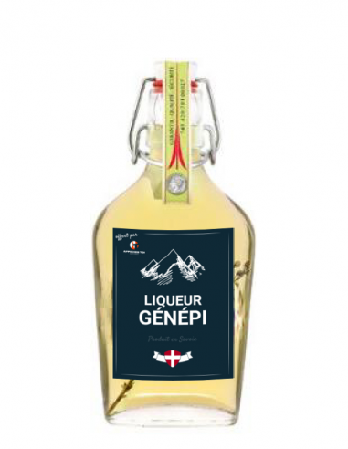 Flasque liqueur de Génépi 1821 40°
