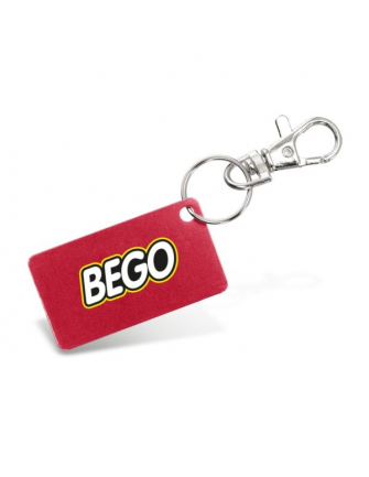 Porte-clés plaque aluminium