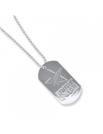 Porte-clés plaque aluminium