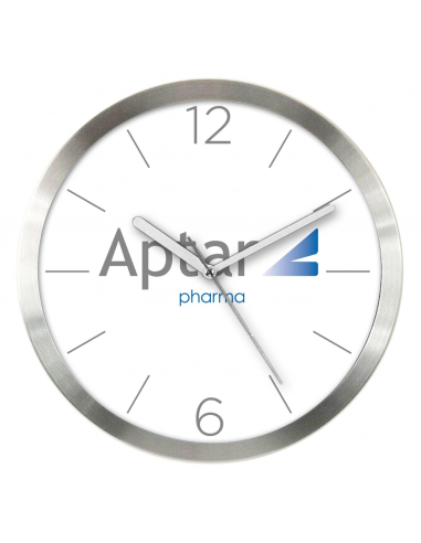 Horloge aluminium