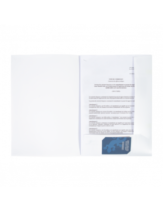 Chemise 2 rabats A4 2