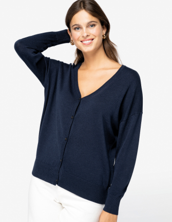 Cardigan en lyocell Femme