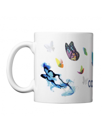 Mug céramique quadri 330ml 2