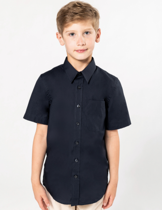 Chemise popeline manches...