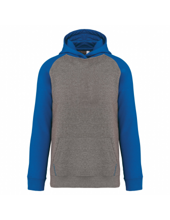 Sweatshirt capuche bicolore... 2