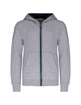 Sweat-shirt zippé capuche... 2